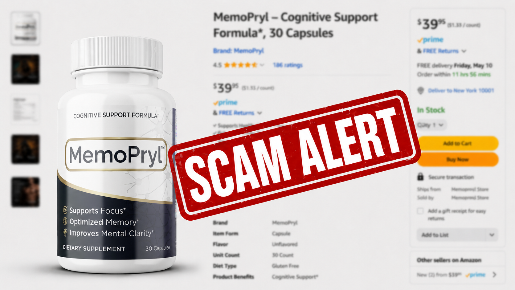 Memopryl scam alert
