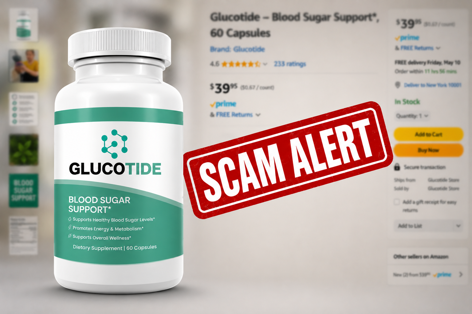Glucotide scam alert